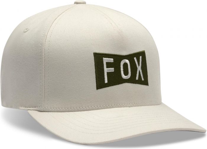 Fox Typeface Flexfit Hat – Off White