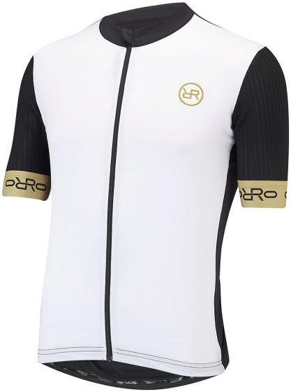 Orro Gold Tec Short Sleeve Jersey – White / Black