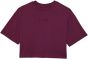 Fox Wordmark Premium Womens Short Sleeve Crop T-Shirt