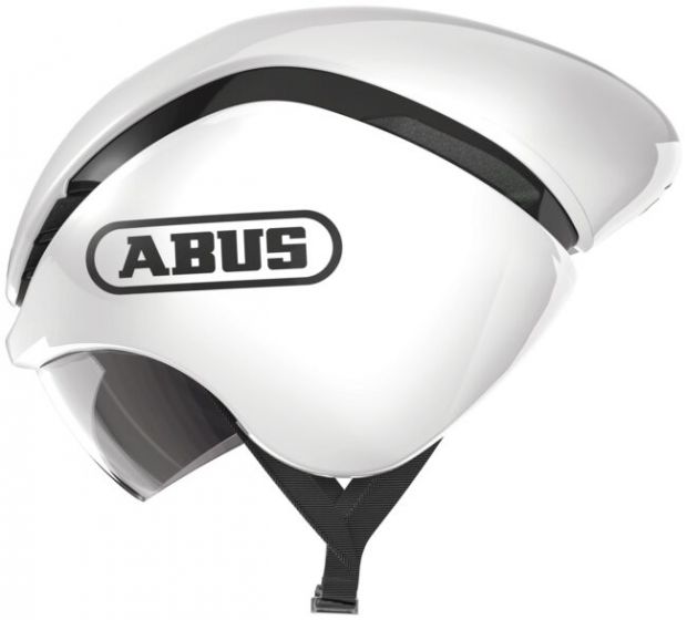 ABUS Gamechanger TT Helmet – Shiny White