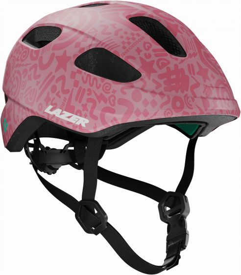 Ridgeback X Lazer Nutz KinetiCore 2.0 Kids Helmet – Polly Pink