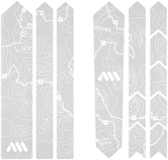 All Mountain Style Guard Gravel and Road Frame Protector – Sterrato - White