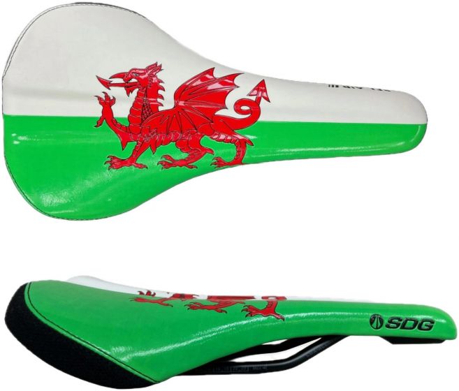 SDG Bel Air 3.0 Lux-Alloy Saddle – Welsh Flag