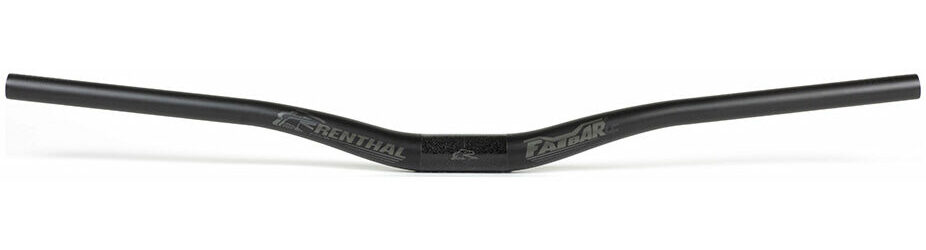 パーツ Renthal Fatbar Carbon stealth M171 Renthal Fatbar V3 Carbon 31.8mm Handlebars - 800mm Wide